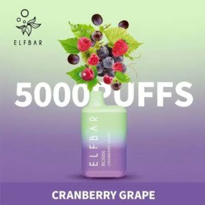 ELFBAR BC5000 - Cranberry Grape (5000 Puffs) 2/5%(20/50mg)
