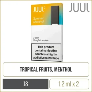 JUUL2 Pods - Summer Menthol (2 Pods) 18mg
