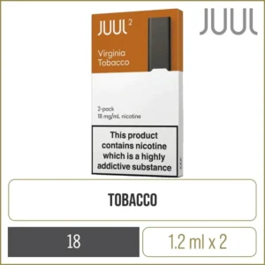 JUUL2 Pods - Virginia Tobacco (2 Pods) 18mg